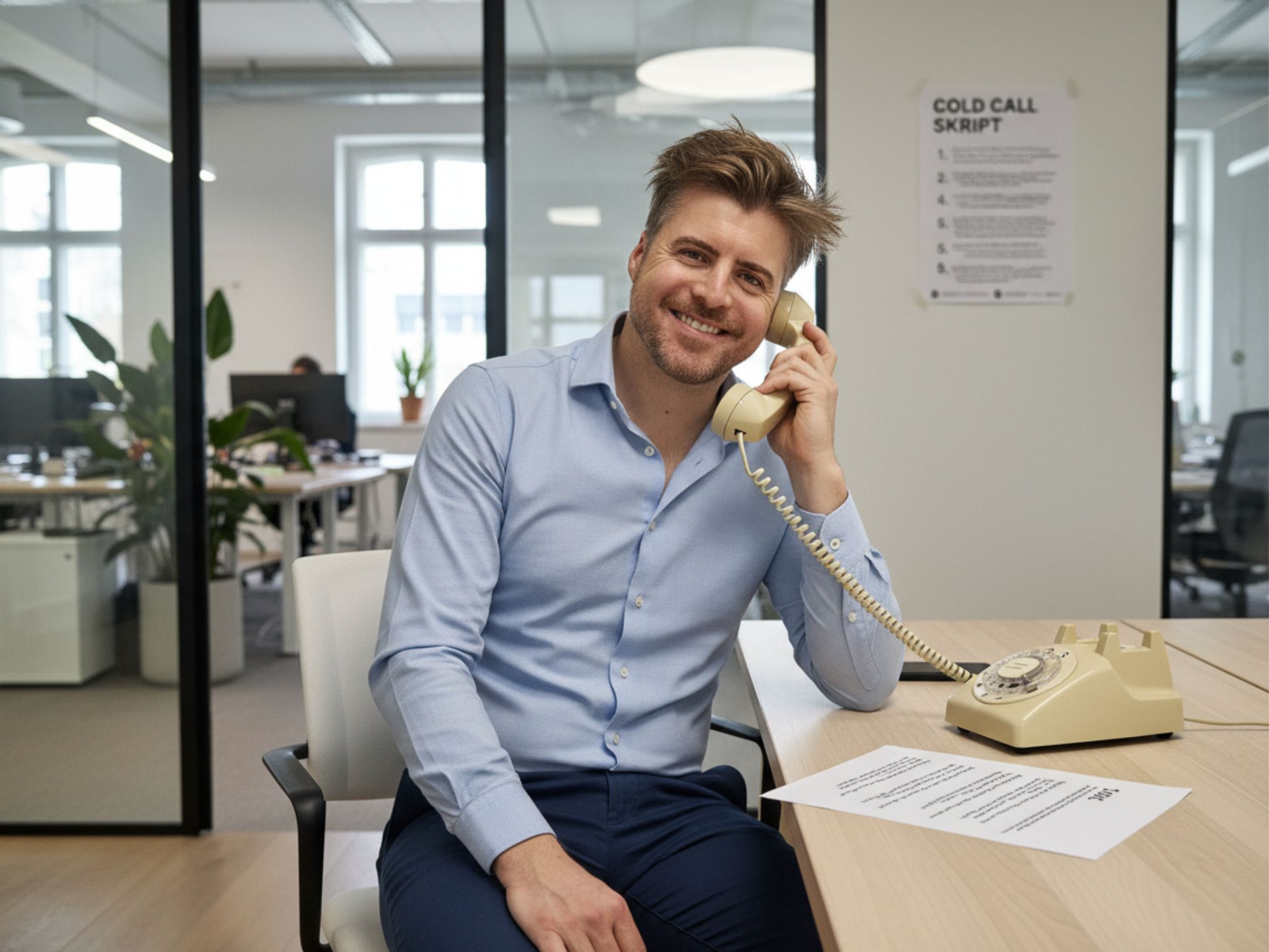 Michael Breuer Sales Coach Cold Call Skript Vorlage